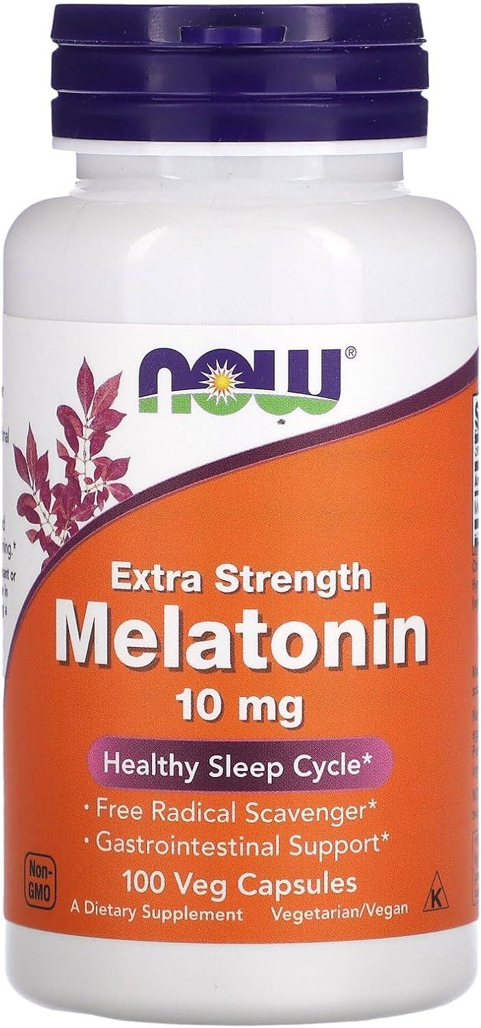 NOW MELATONINA 10mg 100 Caps