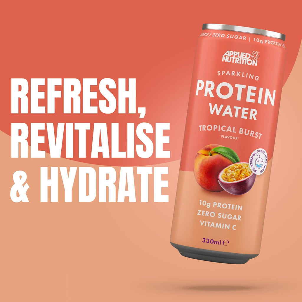 Agua de Proteina Applied Nutrition Sparkling - Tropical Burst
