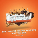 Barrita de Proteína Power Crunch Energy   Fudge Peanut Butter