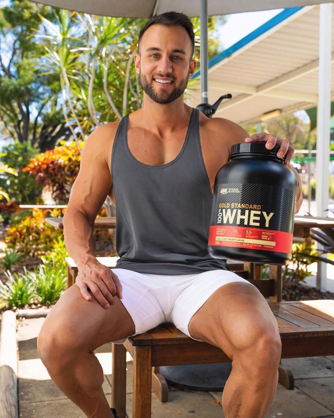 Proteína Optimum Nutrition 100% Whey Gold Standard 5 lb  Cookies and Cream