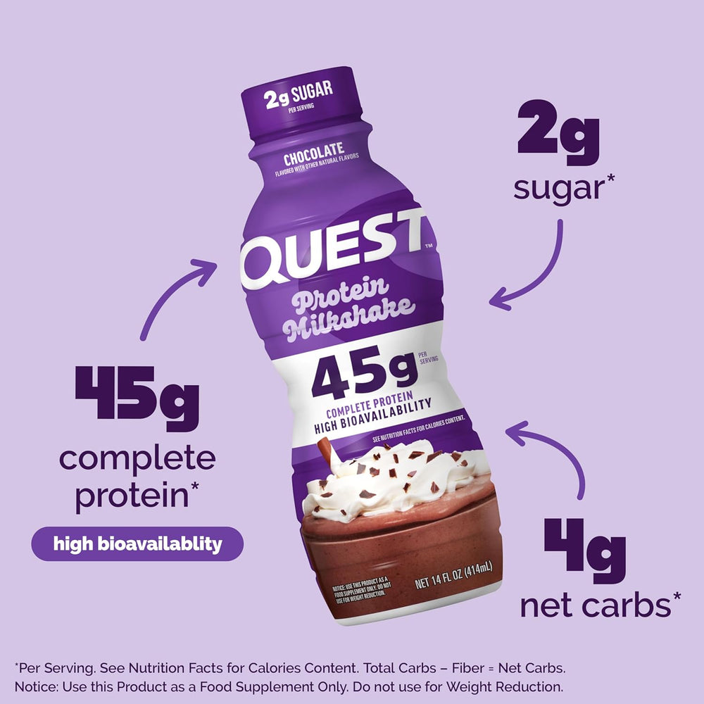 Quest Protein Milkshake 45 g Proteina - Chocolate