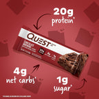 Barrita Quest Chocolate Brownie 60g