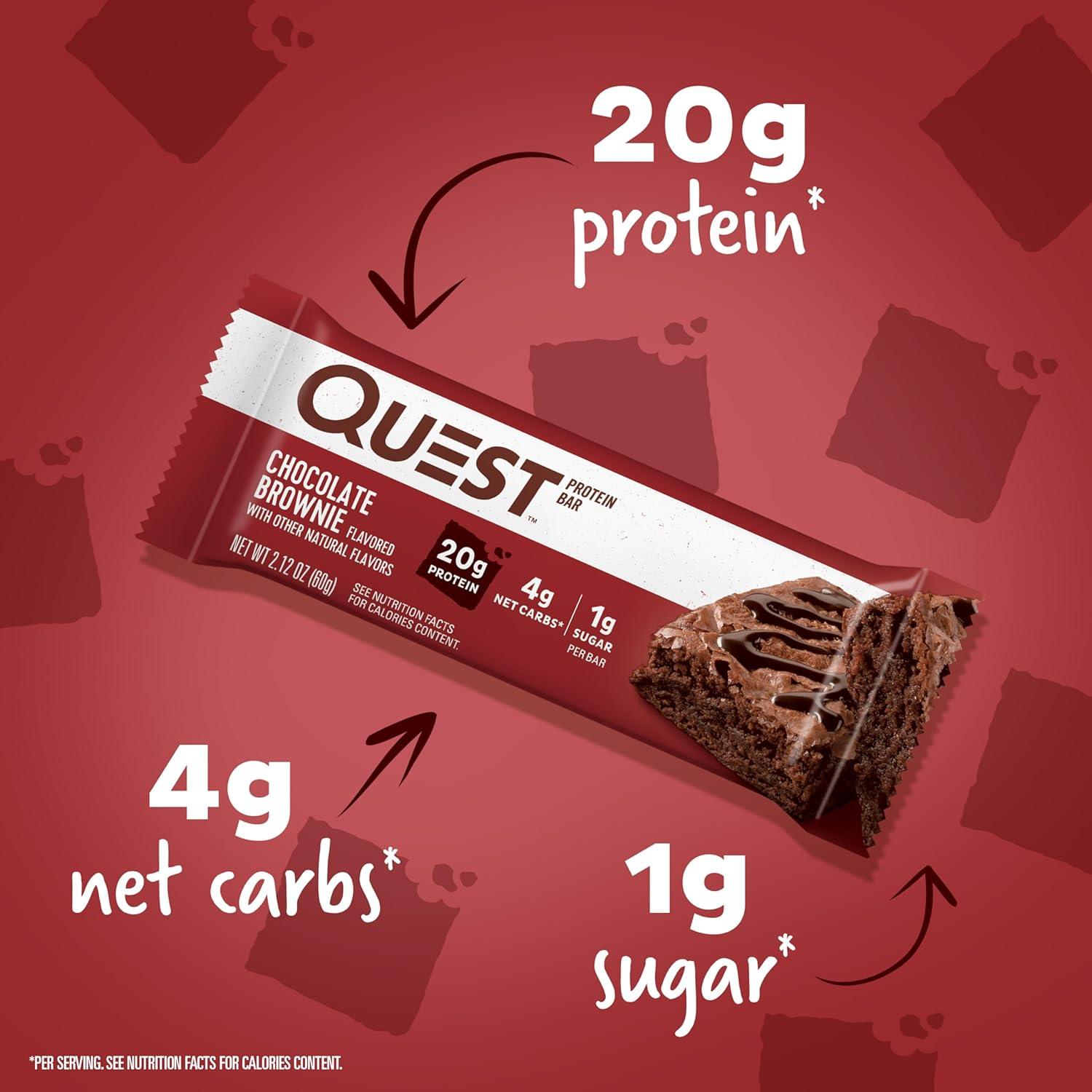 Barrita Quest Chocolate Brownie 60g