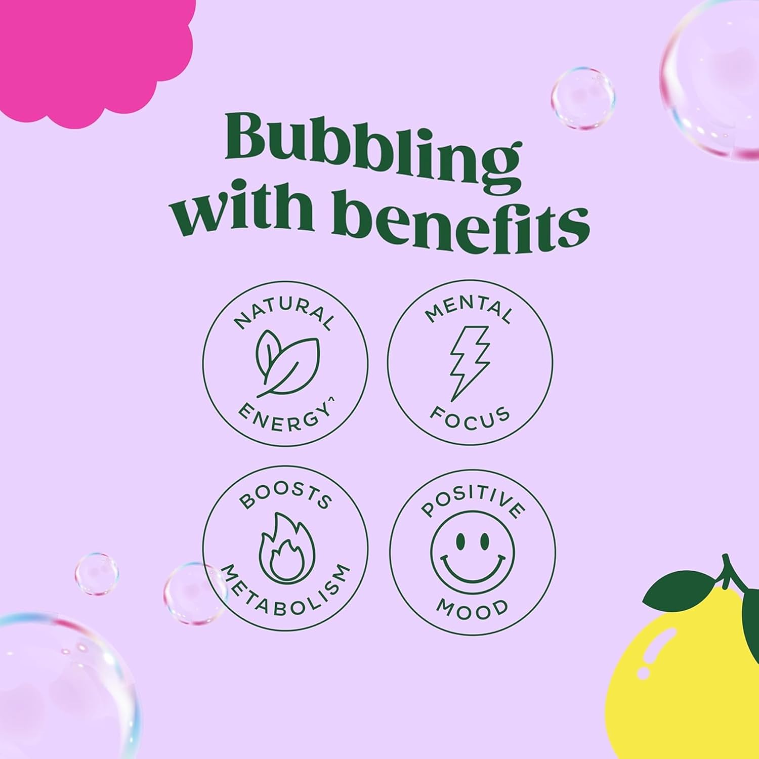 Bloom Nutrition Bebida energética con Gas - Raspberry Lemon