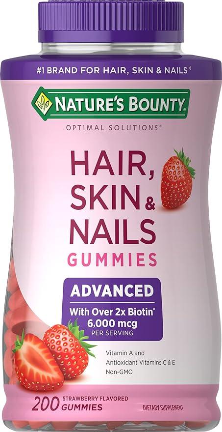 GOMITAS HAIR, SKIN & NAILS ADVANCED 6000 MCG  230 CT