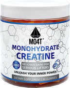 CREATINA MO4T Monohidratada 90 Gomitas Naranja