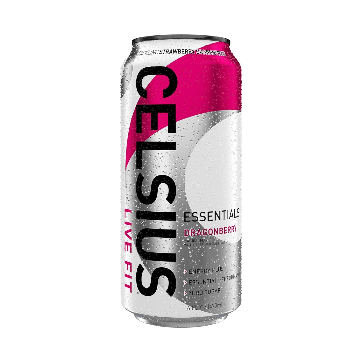 BEBIDA CELSIUS ESSENTIALS DRAGONBERRY