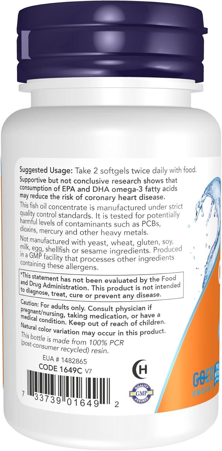 NOW OMEGA 3 1000 MG 30 SOFTGELS