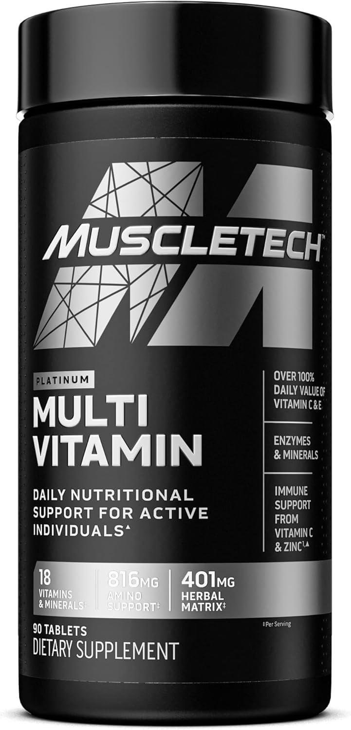 MuscleTech Platinum Multi-Vitamínico - 90 Caps