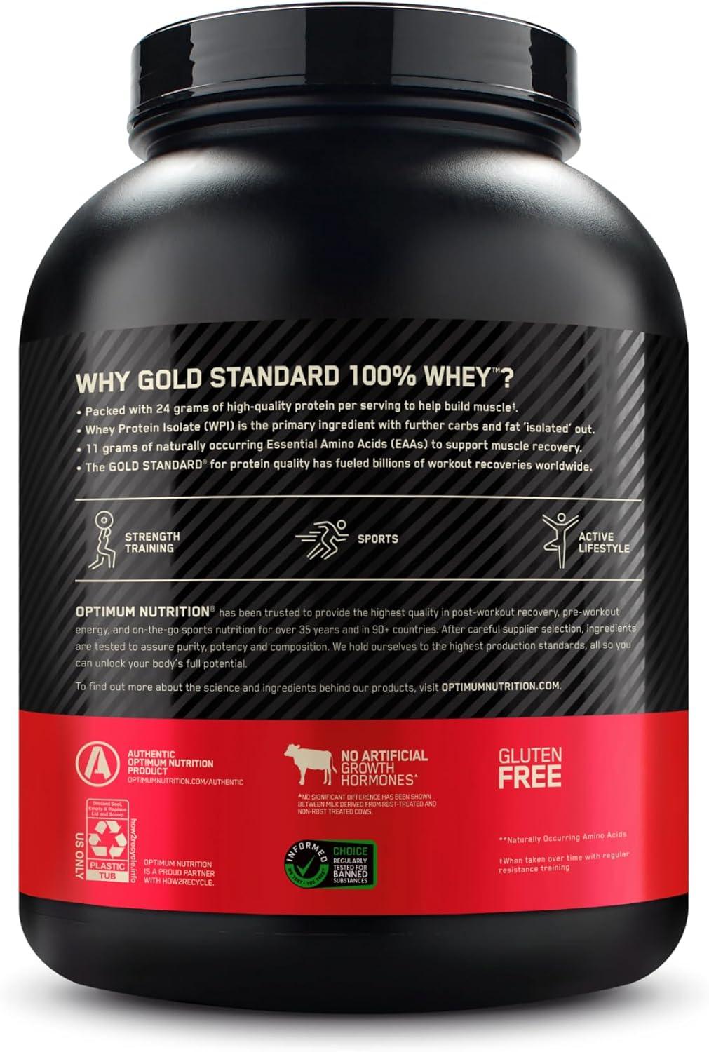 Proteína Optimum Nutrition 100% Whey Gold Standard 5 lb  Chocolate Peanut Butter
