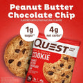 Quest Cookie de Proteína Peanut Butter Choco Chip Roja