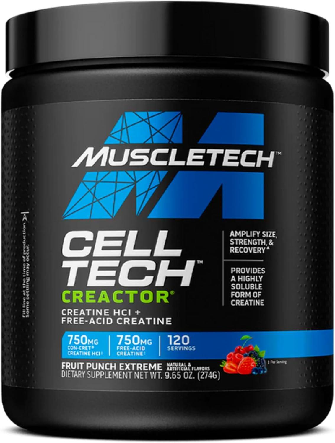 Creatina MuscleTech Cell Tech Creactor 240 g 120 Serv   Fruit Punch
