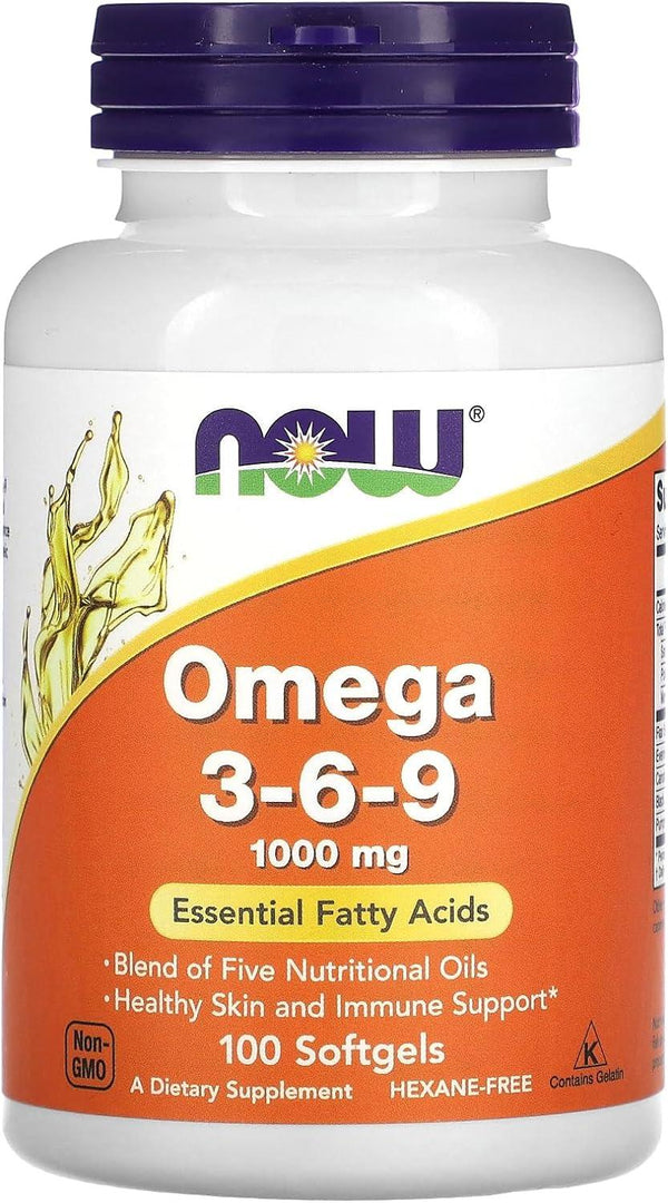 NOW OMEGA 3-6-9 1000 MG 100 SOFTGELS