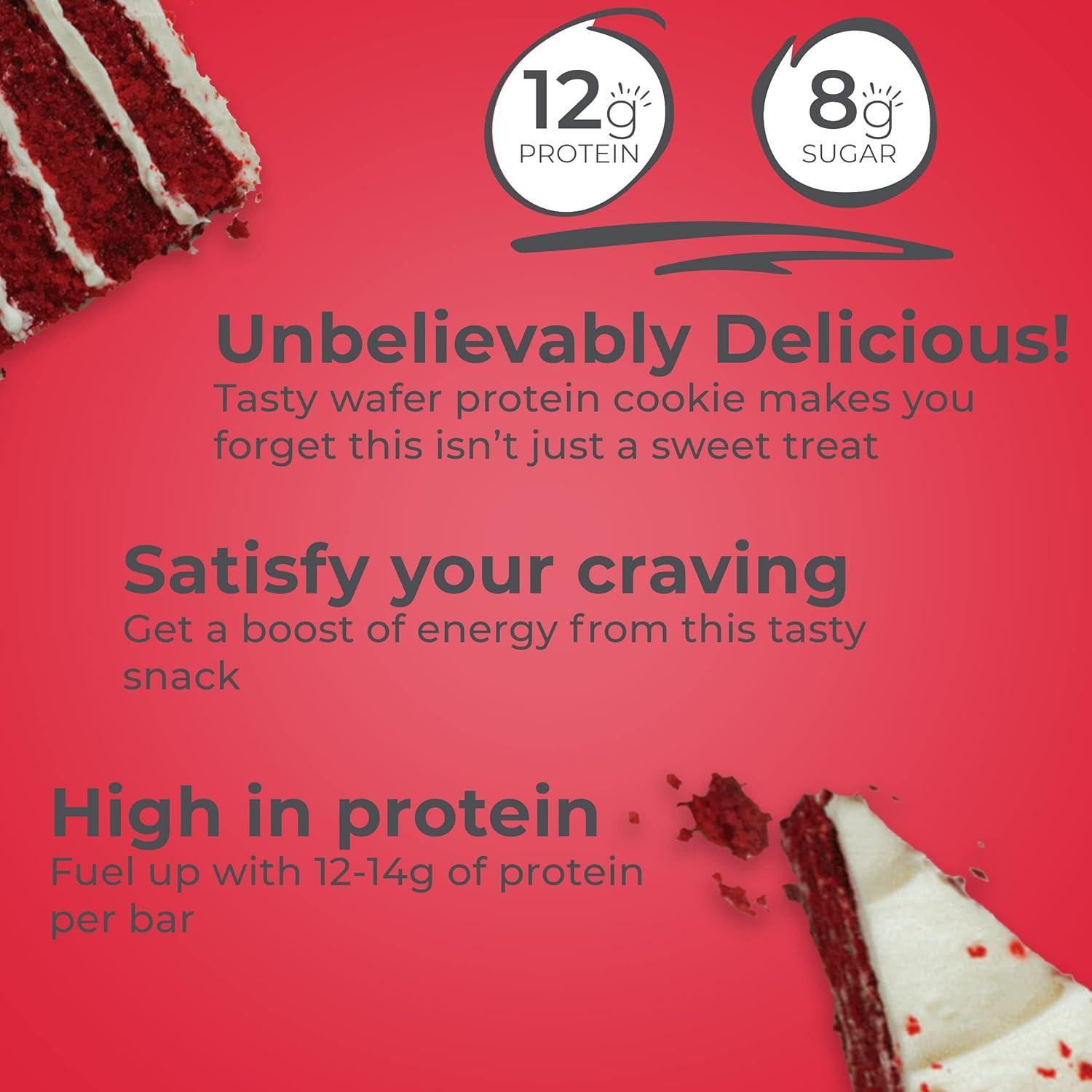 Barrita de Proteina Power Crunch Energy   Red velvet