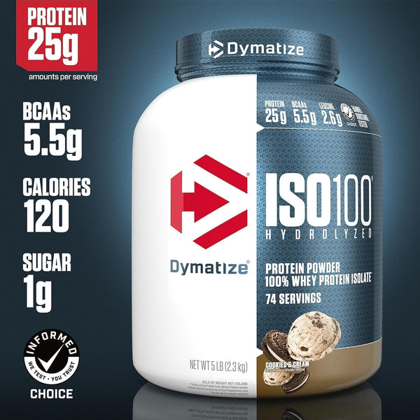 Dymatize ISO 100 - 5 lb - Cookies and Cream