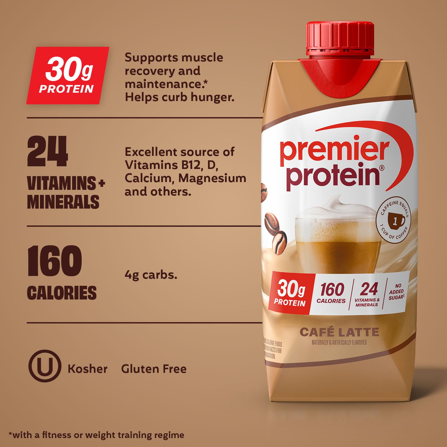 Premier Protein Shake -  Cafe Latte