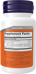 NOW GLUTATHIONE 500 mg   30 Caps