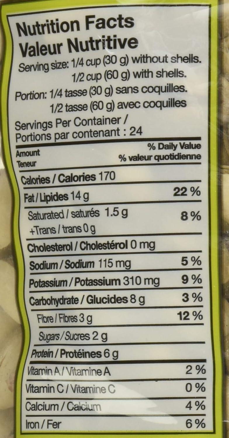 Pistacho Kirkland Roasted salt con Concha 1.36 kg
