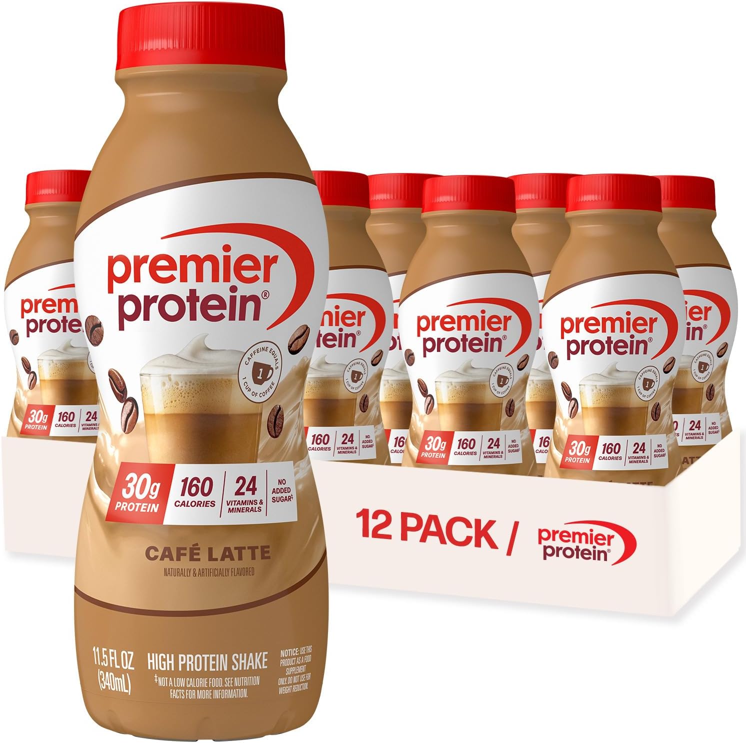 Premier Protein Shake Proteina preparada-  Cafe Latte