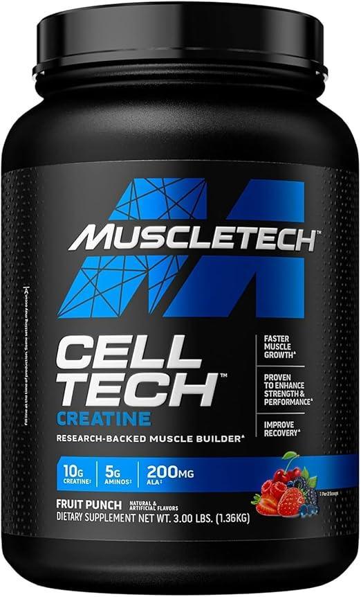 Creatina MuscleTech Cell Tech Perfomance Series   Fruit Punch   3 LB