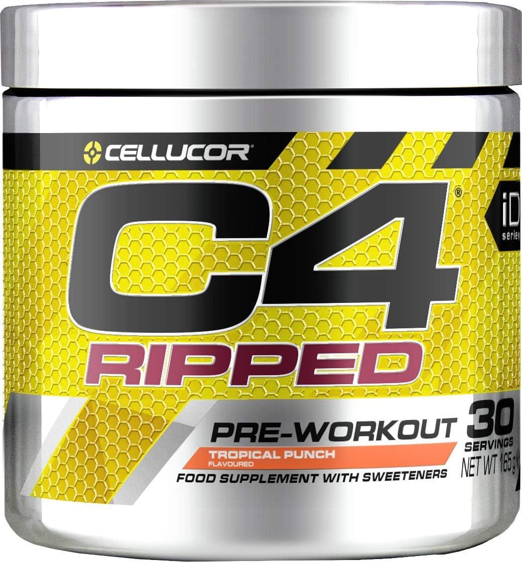 Pre Workout C4 Ripped   Tropical Punch   30 servicios