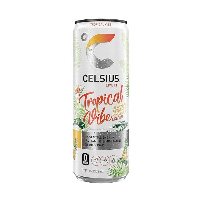 BEBIDA CELSIUS LIVE FIT  SPARKLING TROPICAL 355ML