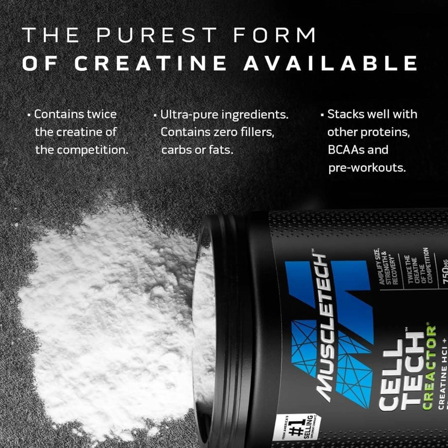 Creatina MuscleTech Cell Tech Creactor 240 g 120 Serv   Fruit Punch