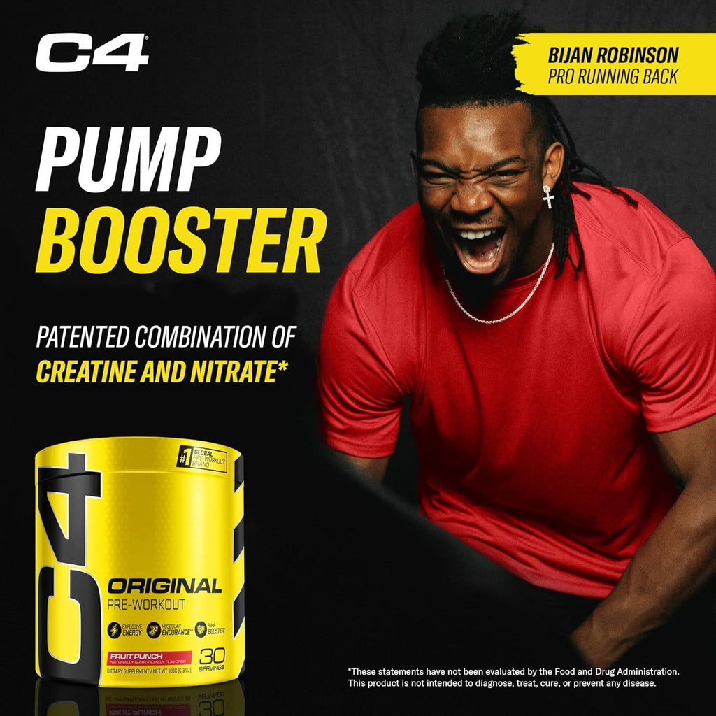 Pre Workout C4 Original   Fruit Punch   30 servicios