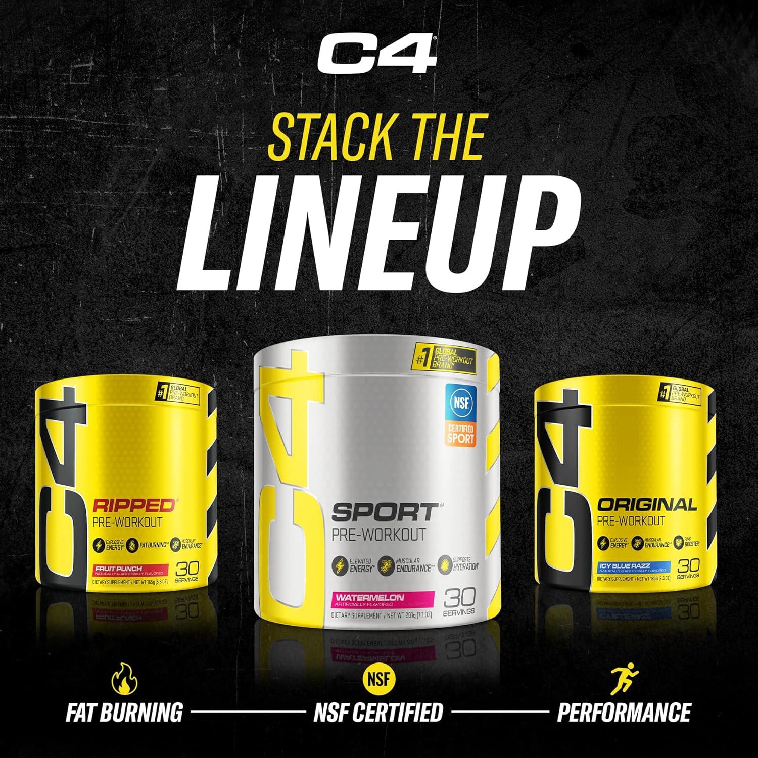Pre Workout C4 Original   Fruit Punch   30 servicios