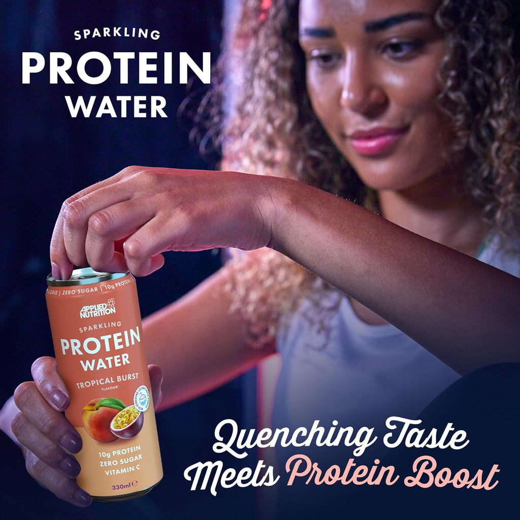 Agua de Proteina Applied Nutrition Sparkling - Tropical Burst