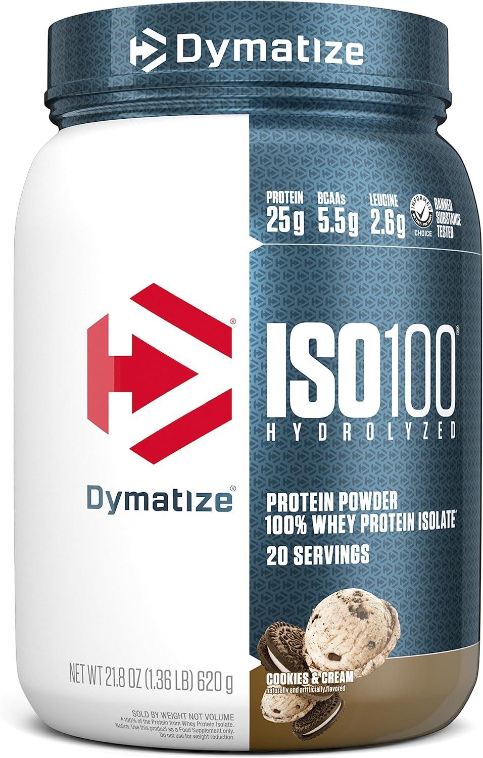 Dymatize ISO 100   20 serv   Cookies and Cream