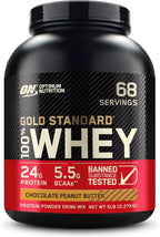 Proteína Optimum Nutrition 100% Whey Gold Standard 5 lb  Chocolate Peanut Butter