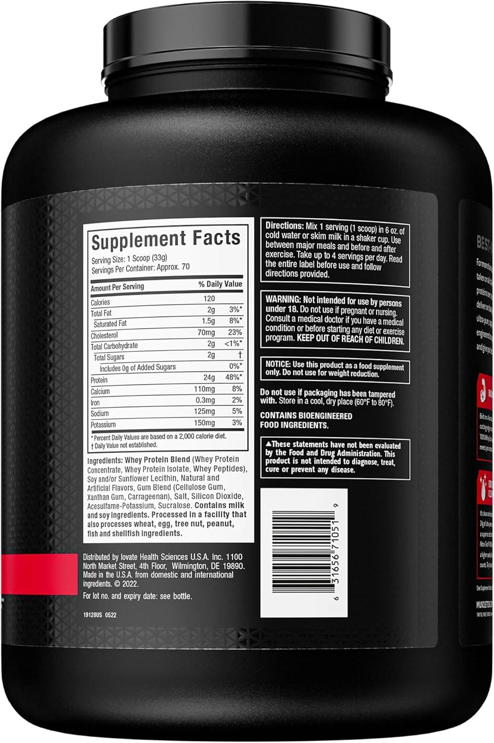 Proteina MuscleTech Nitro Tech 100% Whey Gold 5lb French Vainilla Cream