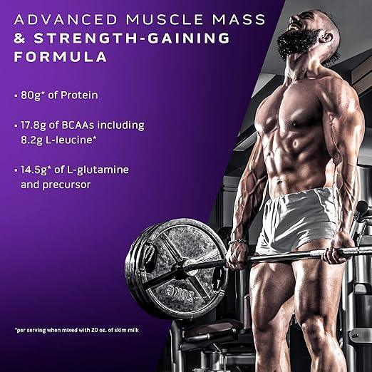 MuscleTech Mass Gainer  Tech Extreme 2000 12 lb   Triple Chocolate Brownie