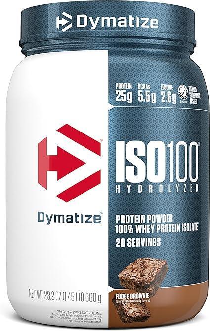 Dymatize ISO 100   20 serv   Fudge Brownie