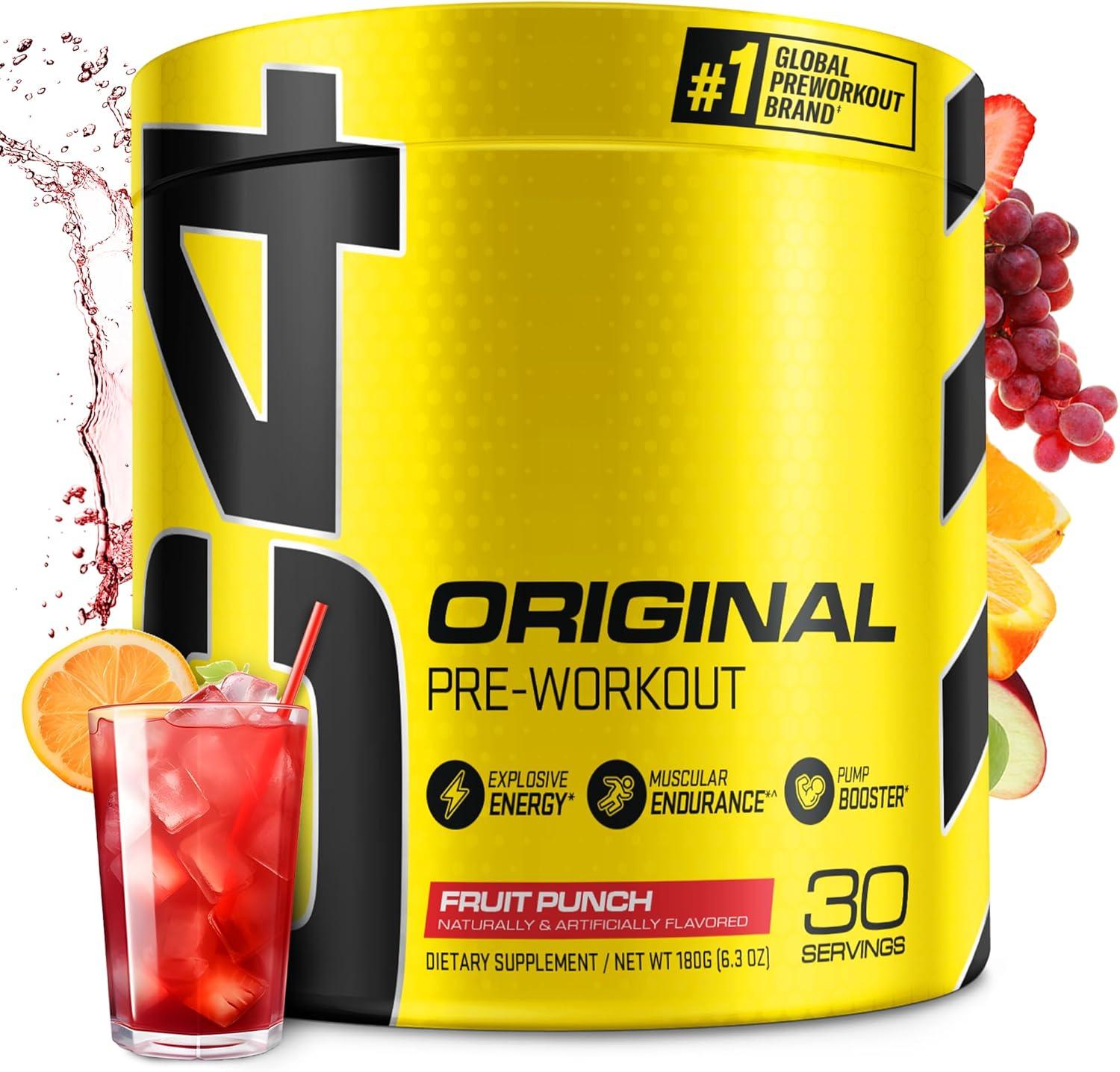 Pre Workout C4 Original   Fruit Punch   30 servicios