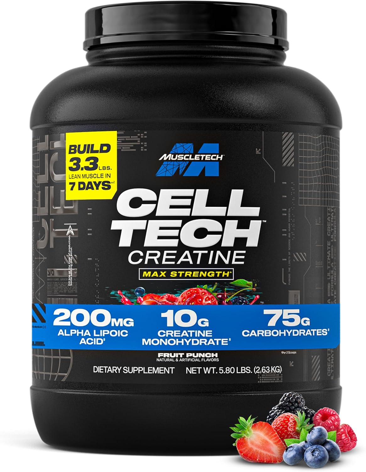 Creatina MuscleTech Cell Tech 6lb   Fruit Punch