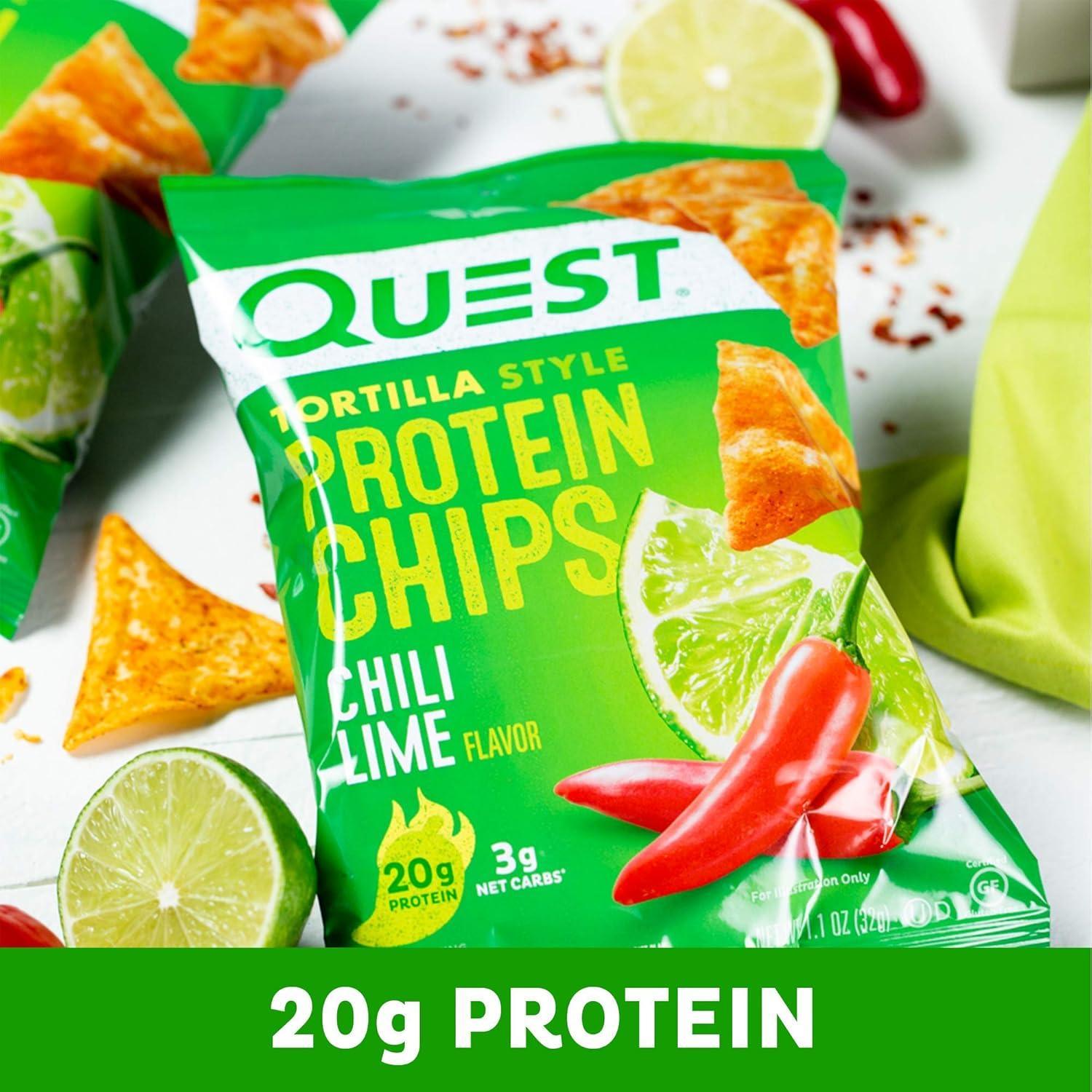 Quest Chips Proteicas   Chili Lime