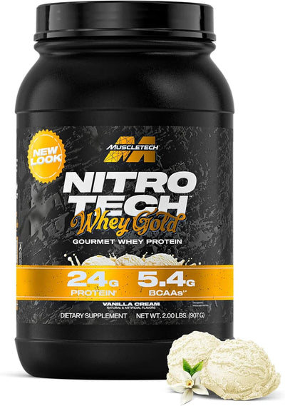 Proteina MuscleTech Nitro Tech 100% Whey Gold