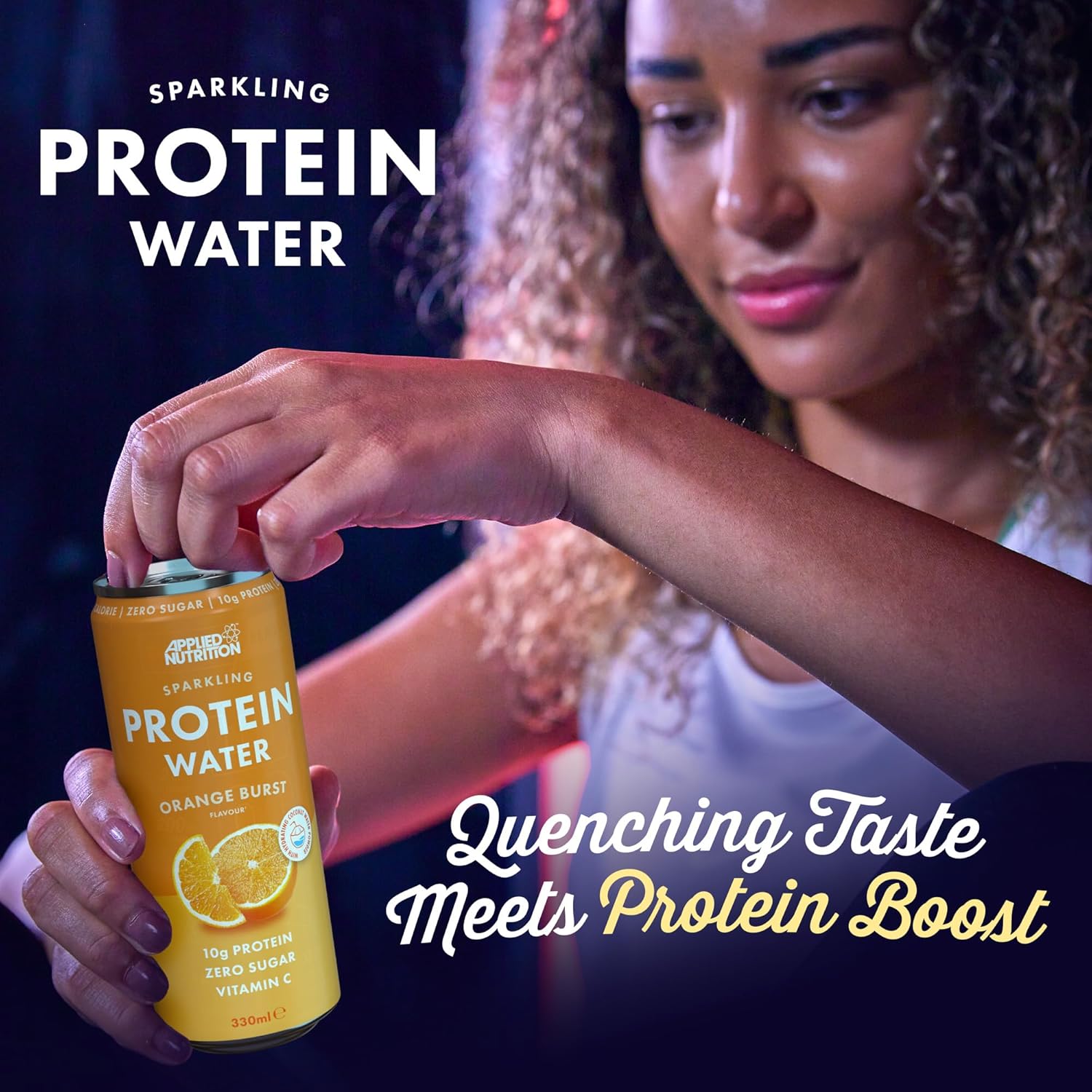 Agua de Proteina Applied Nutrition Sparkling - Orange Burst