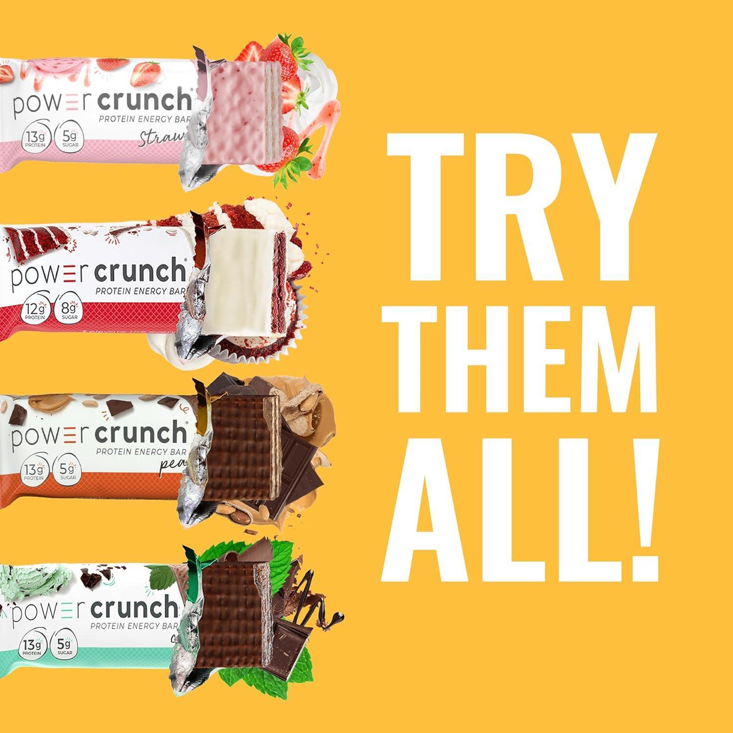 Barrita de Proteina Power Crunch Energy   Red velvet
