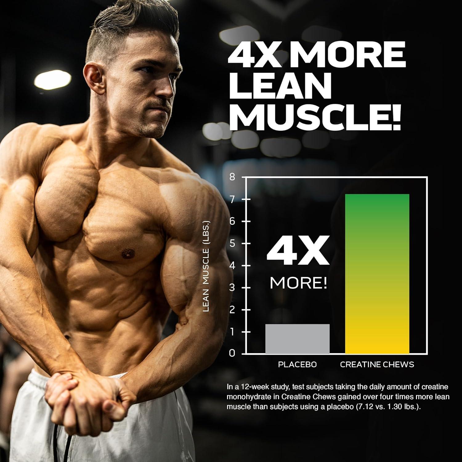 Creatina MuscleTech Chews Citrus Burst   90 Comp Masticables