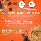 Barrita de Proteína Power Crunch Energy   Fudge Peanut Butter
