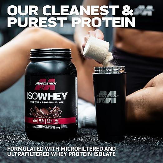 Proteina MuscleTech IsoWhey   2 lb   Chocolate