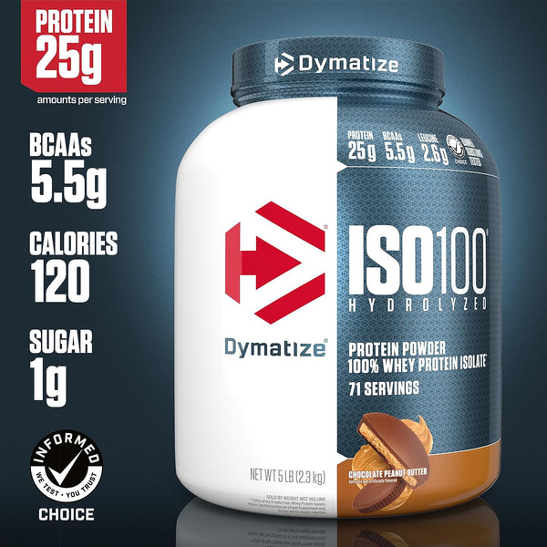 Dymatize ISO 100 - 5 lb - Chocolate Peanut Butter