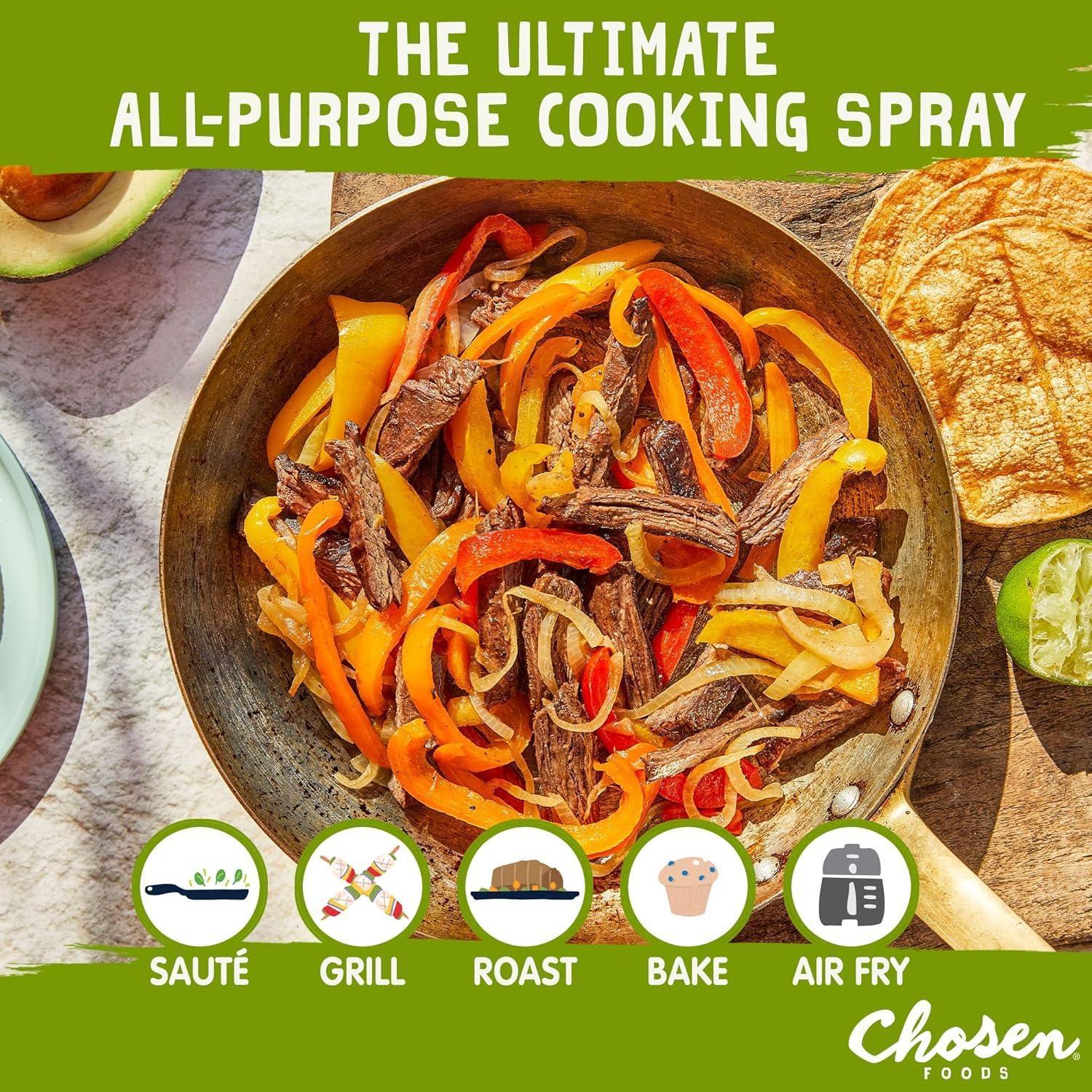 Aceite de Aguacate en Spray Chosen Foods 227 g