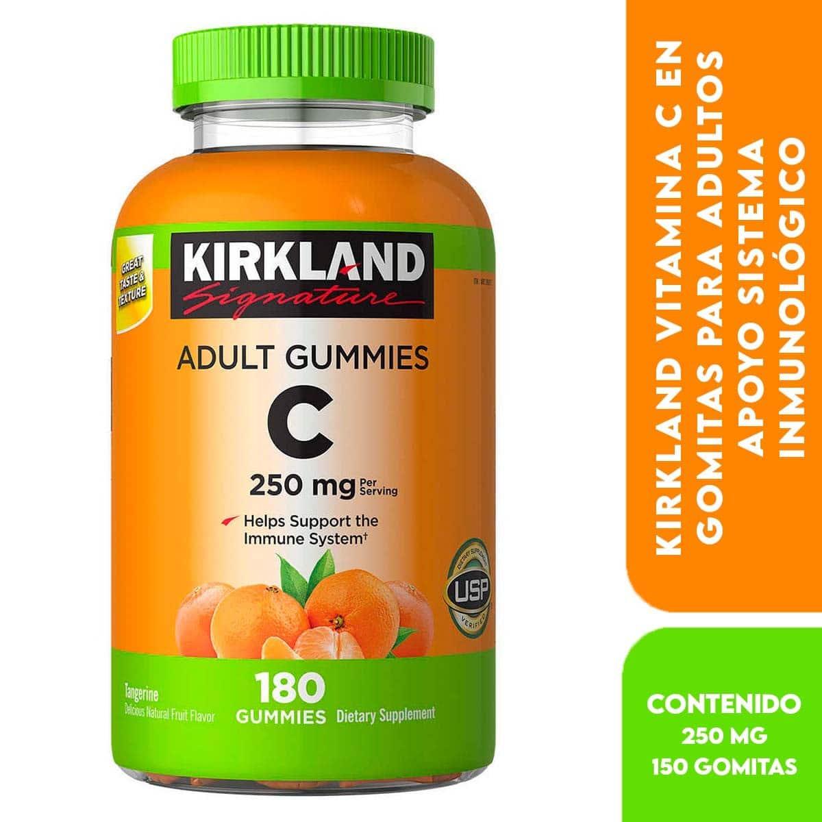 VITAMINA C GOMITAS KIRKLAND ADULTO 250 MG / 180 GUMMIES