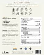 Plenti Proteína Vegetal de Vainilla 2 lb 27 Servicios