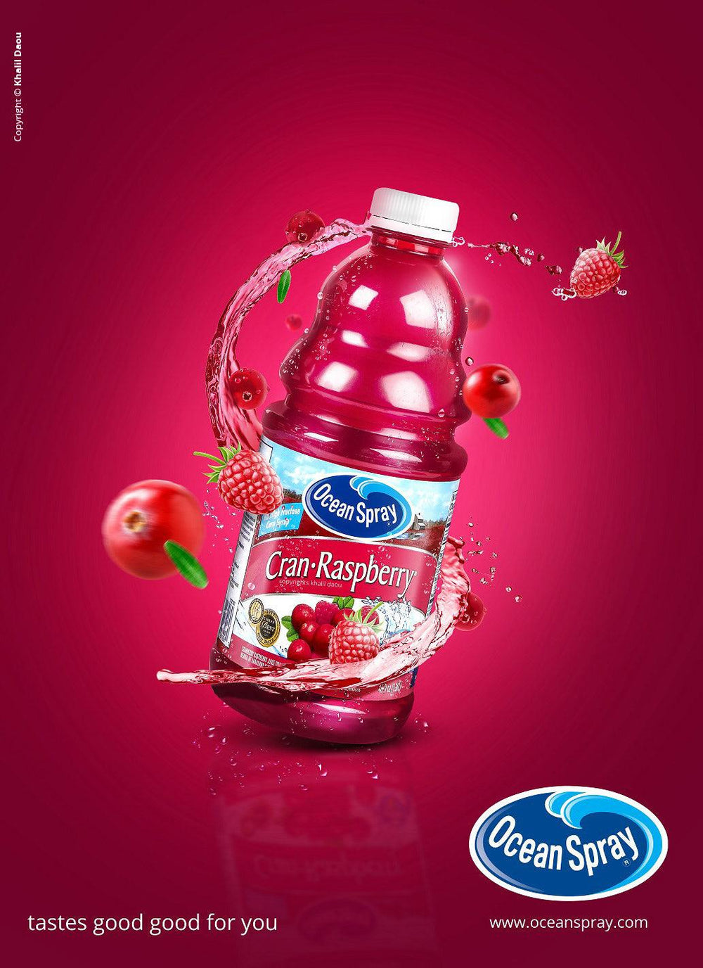 JUGO CRANBERRY ORIGINAL OCEAN SPRAY  2.83 LTS