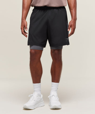 Gymshark Sport 7" 2 in 1 Shorts